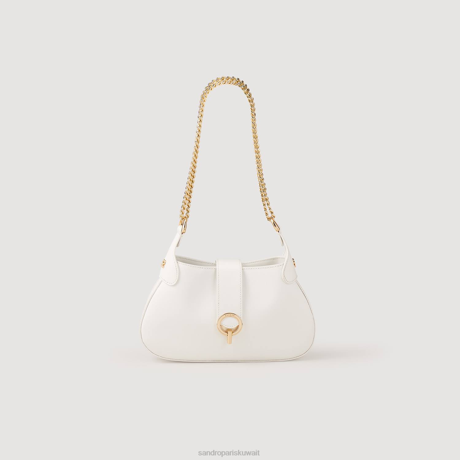 مُكَمِّلات Sandro Paris حقيبة سلسلة جانيت الحلوة 0 (أبيض) نحيف ZJ00564