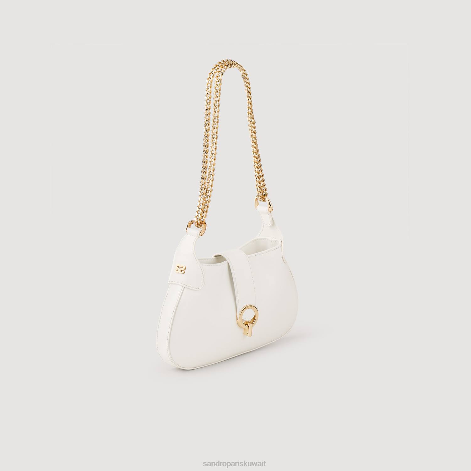مُكَمِّلات Sandro Paris حقيبة سلسلة جانيت الحلوة 0 (أبيض) نحيف ZJ00564