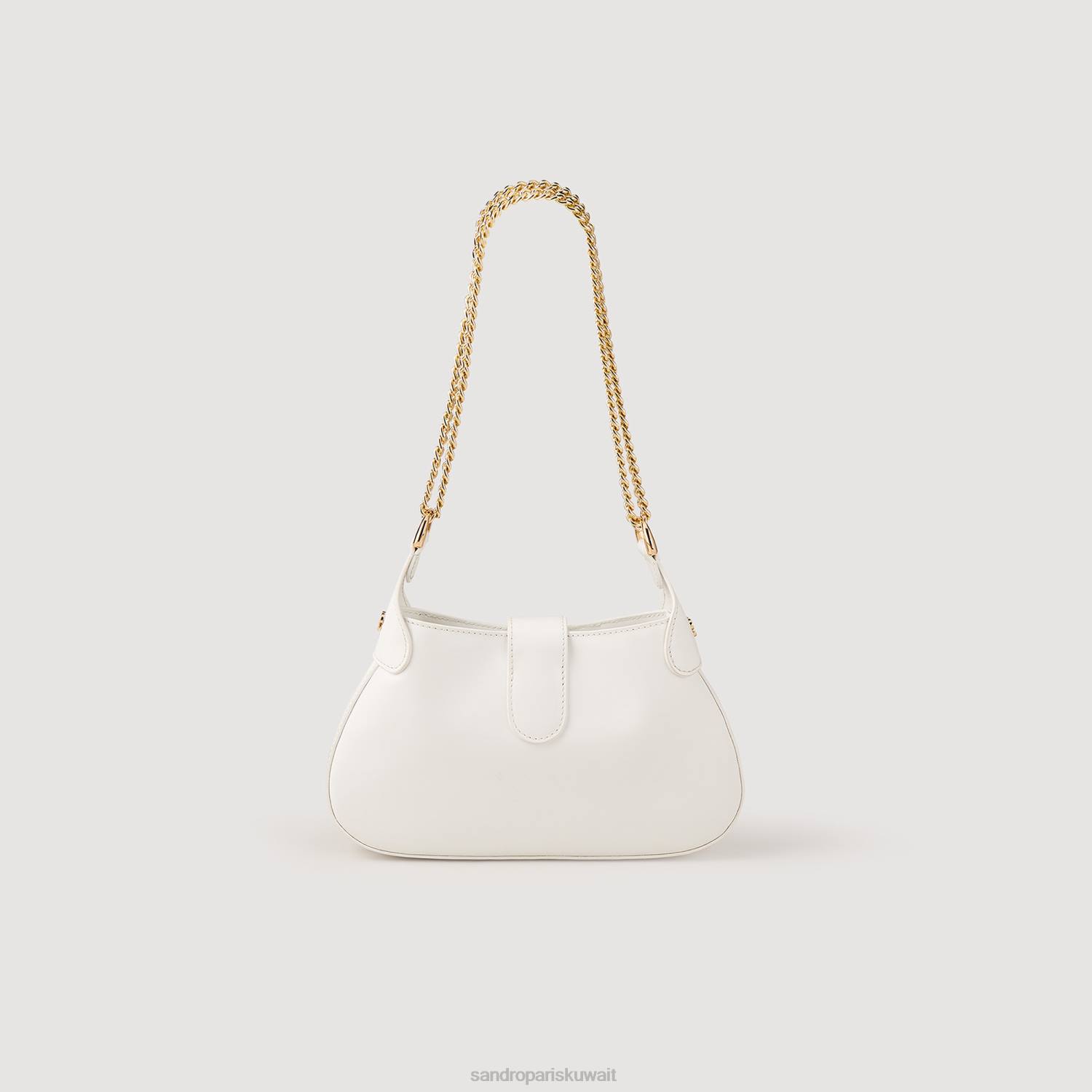 مُكَمِّلات Sandro Paris حقيبة سلسلة جانيت الحلوة 0 (أبيض) نحيف ZJ00564