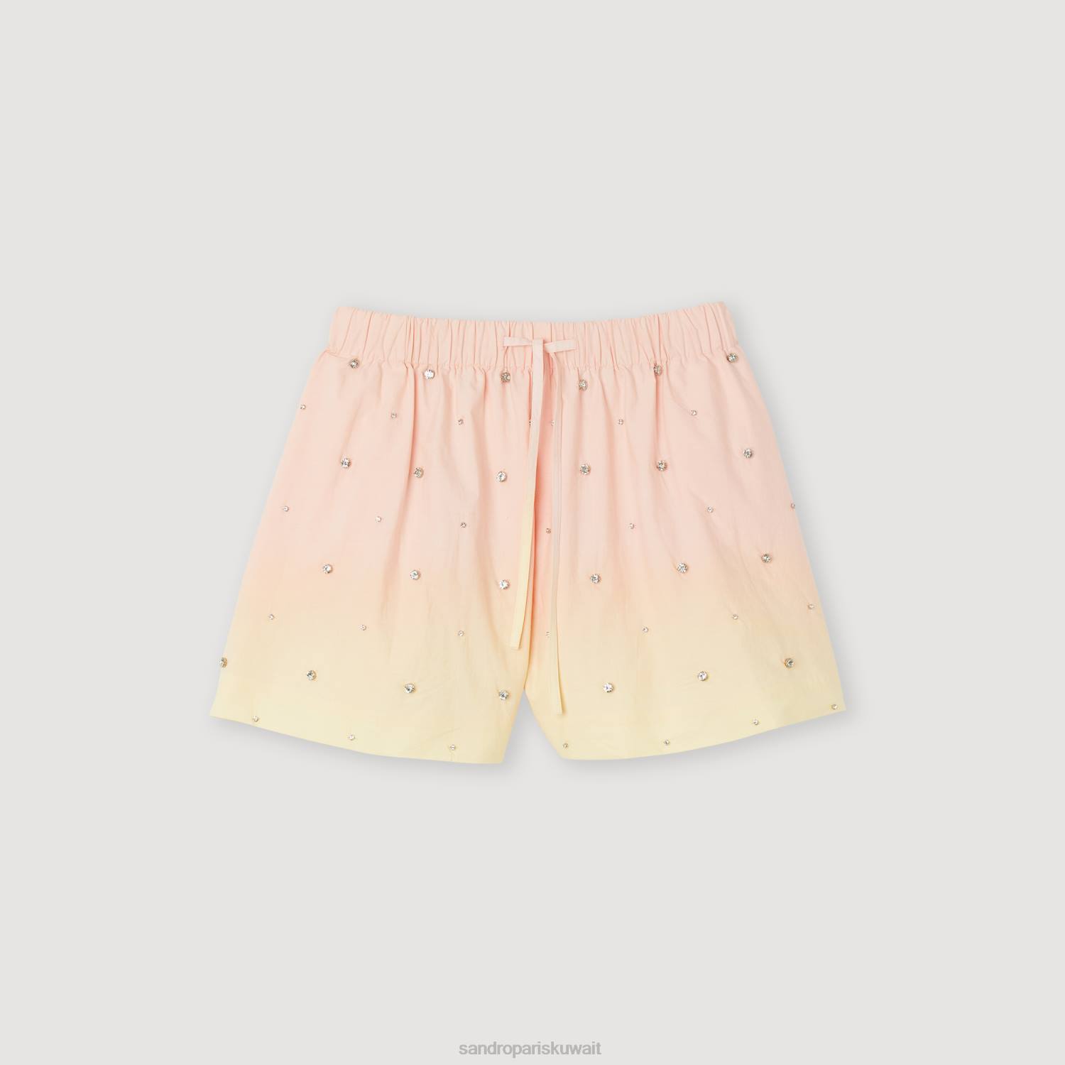 ثياب Sandro Paris شورت واسع متعدد الألوان نحيف ZJ00264