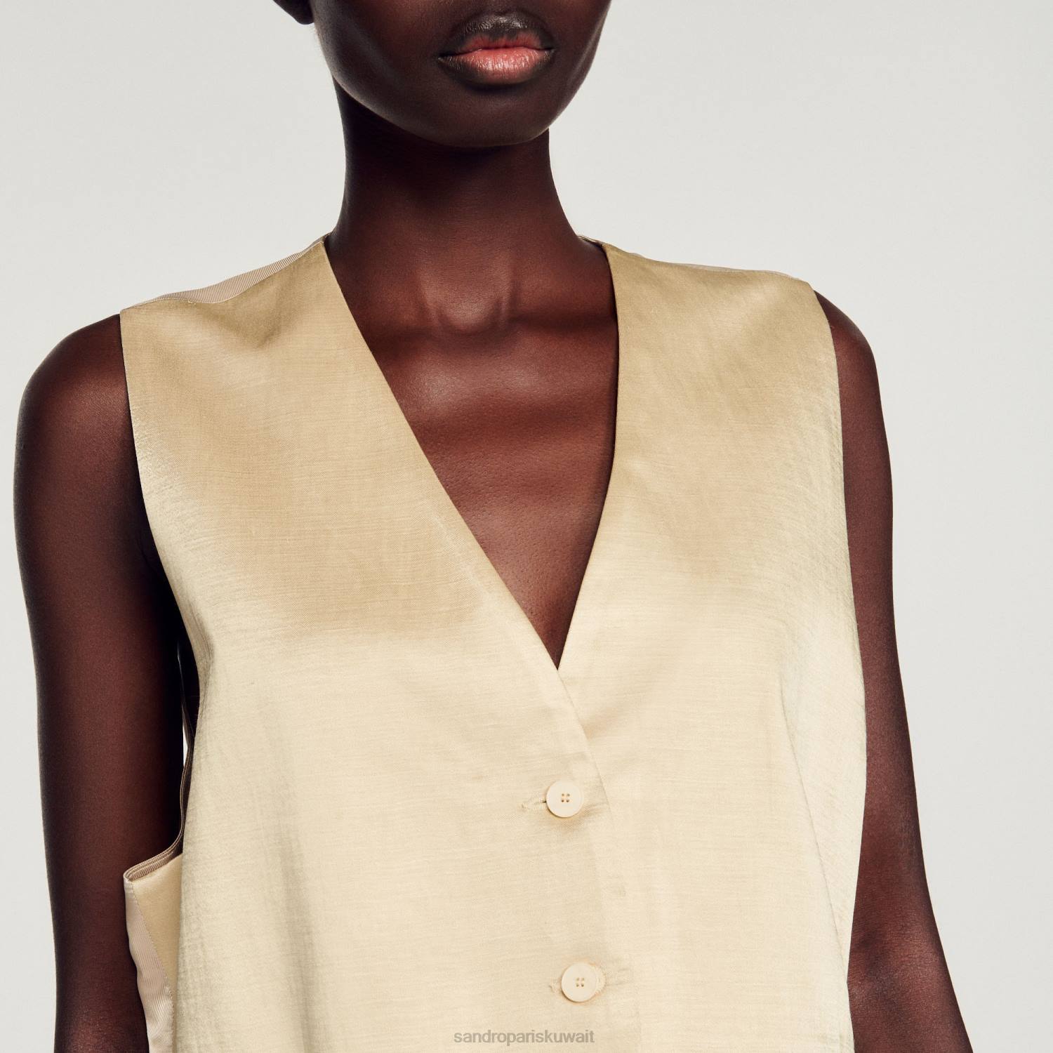 ثياب Sandro Paris صدار الطباشير نحيف ZJ00365