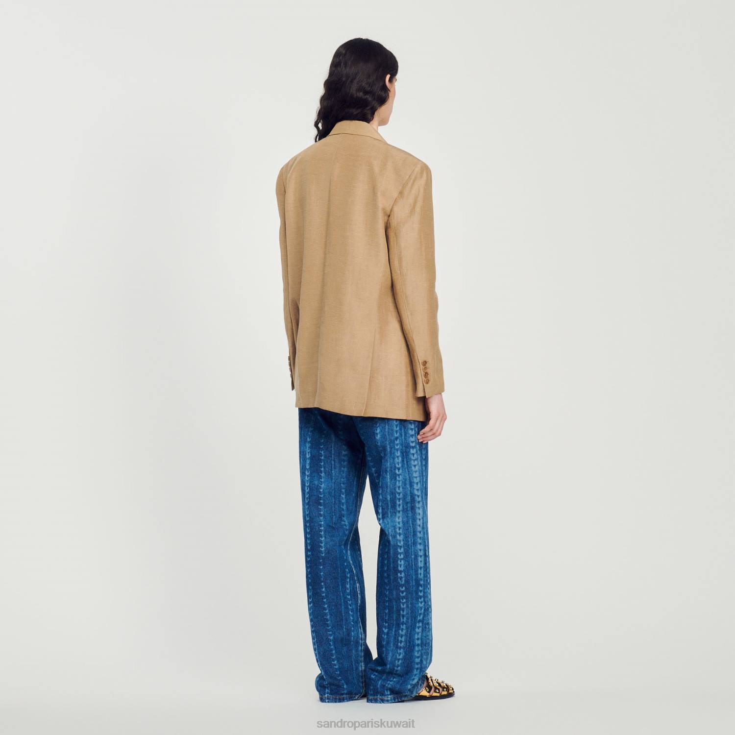 ثياب Sandro Paris سترة مصممة أرض نحيف ZJ00379