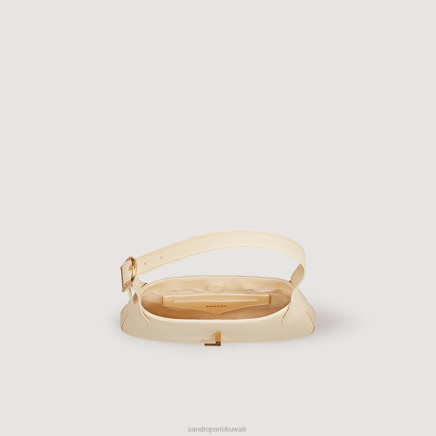 مُكَمِّلات Sandro Paris حقيبة الرغيف الفرنسي لون واحد نحيف ZJ00556