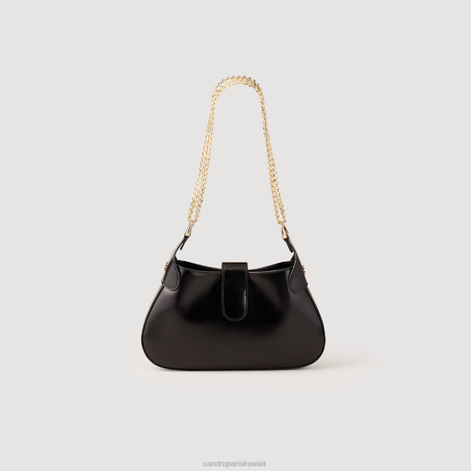 مُكَمِّلات Sandro Paris حقيبة سلسلة جانيت الحلوة أسود نحيف ZJ00559