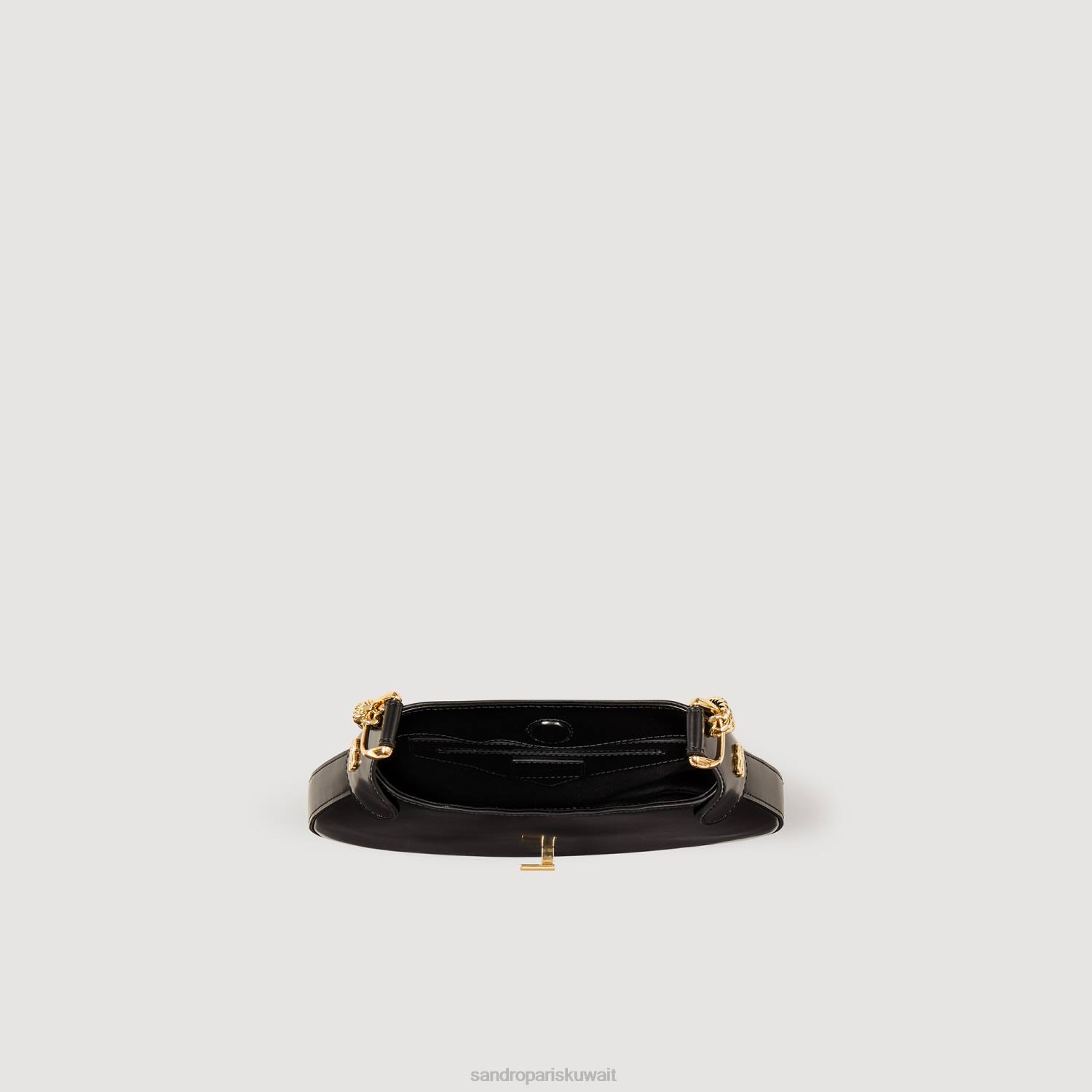 مُكَمِّلات Sandro Paris حقيبة سلسلة جانيت الحلوة أسود نحيف ZJ00559