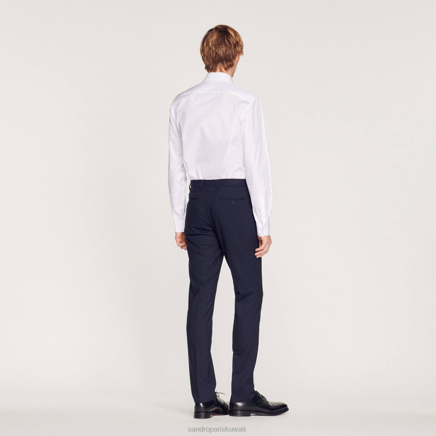 ثياب Sandro Paris سراويل البدلة الأزرق الداكن رجال ZJ00612