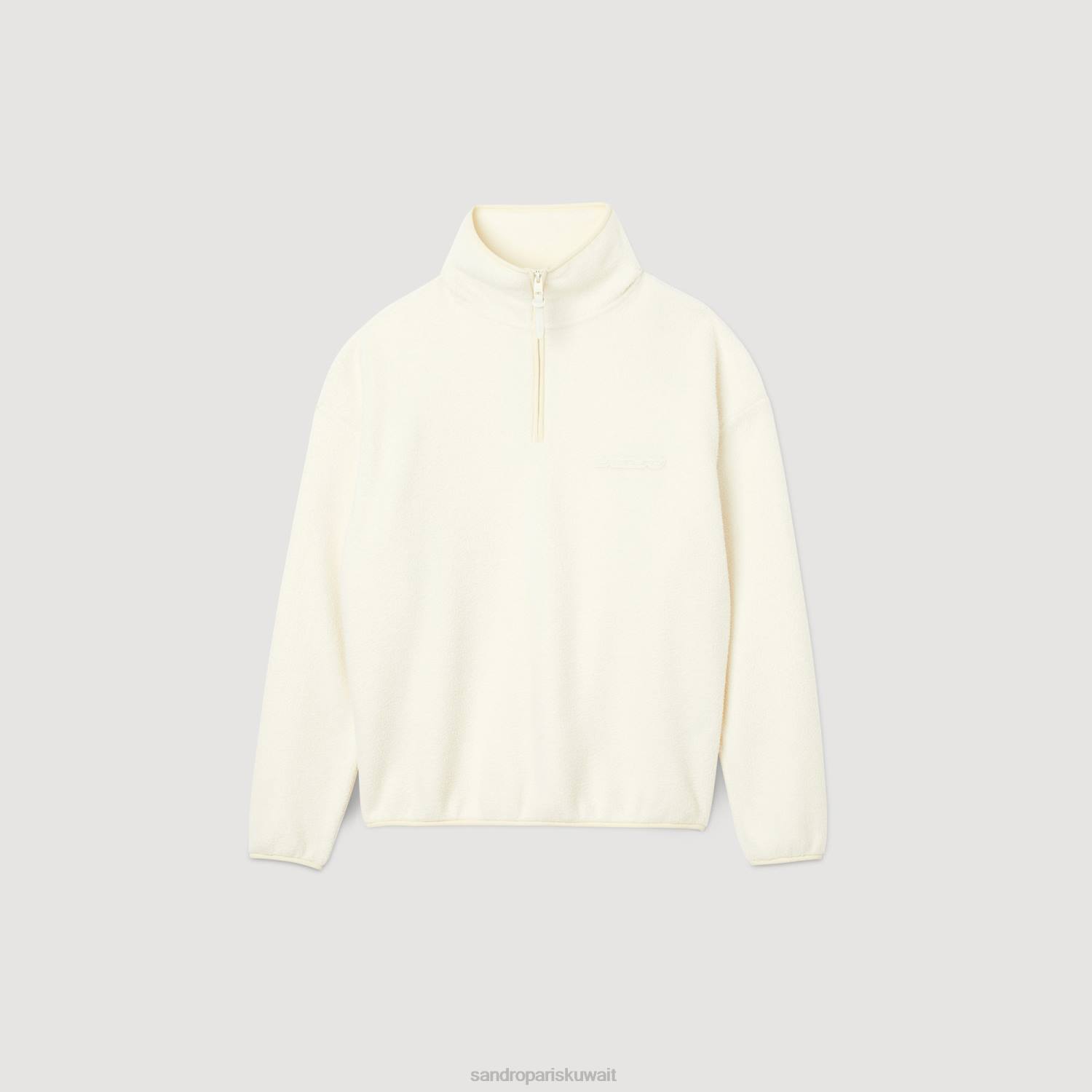 ثياب Sandro Paris الصوف عالية الرقبة بيج فاتح رجال ZJ00623