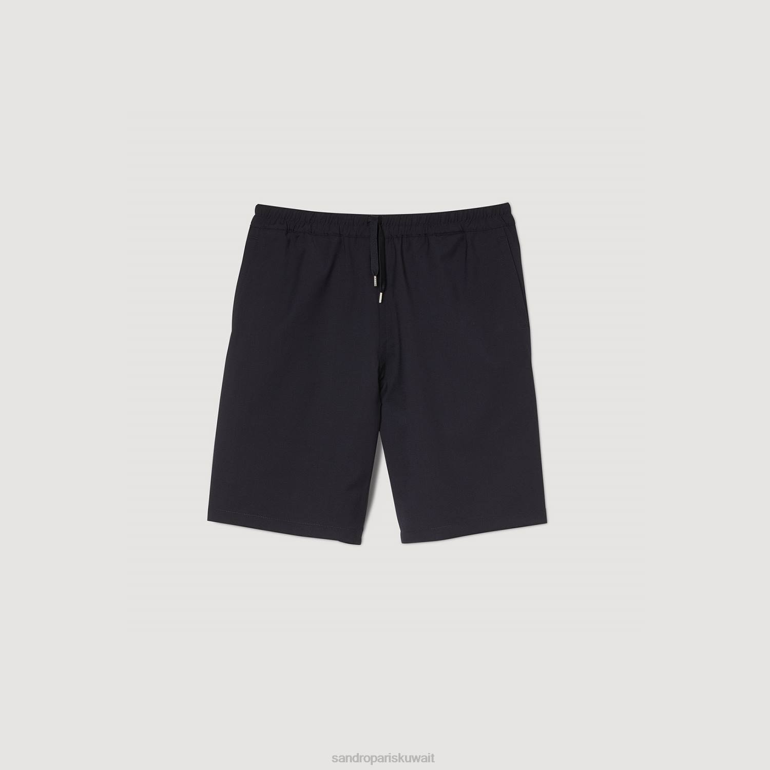 ثياب Sandro Paris شورت مطاطي الأزرق الداكن رجال ZJ00648