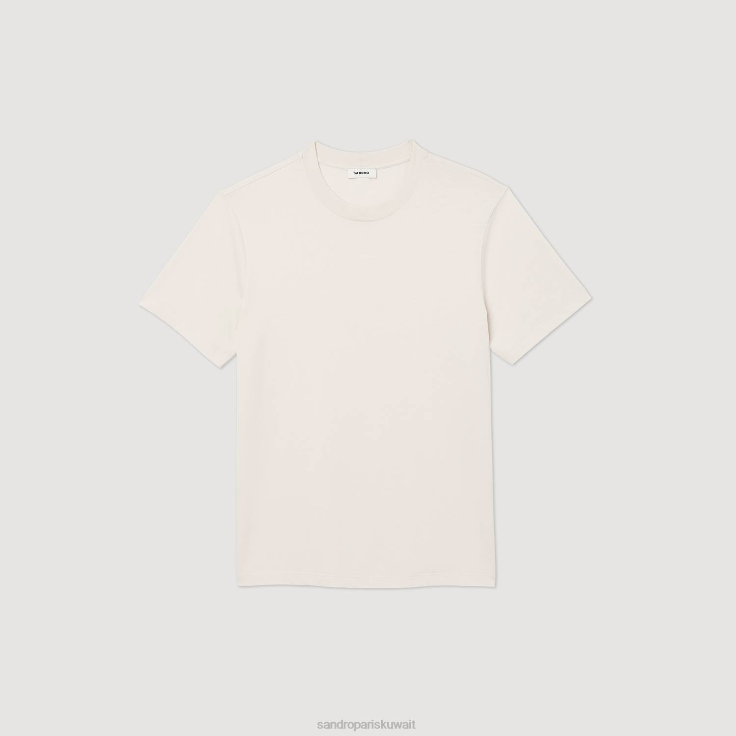 ثياب Sandro Paris تي شيرت مطرز جريج رجال ZJ00712