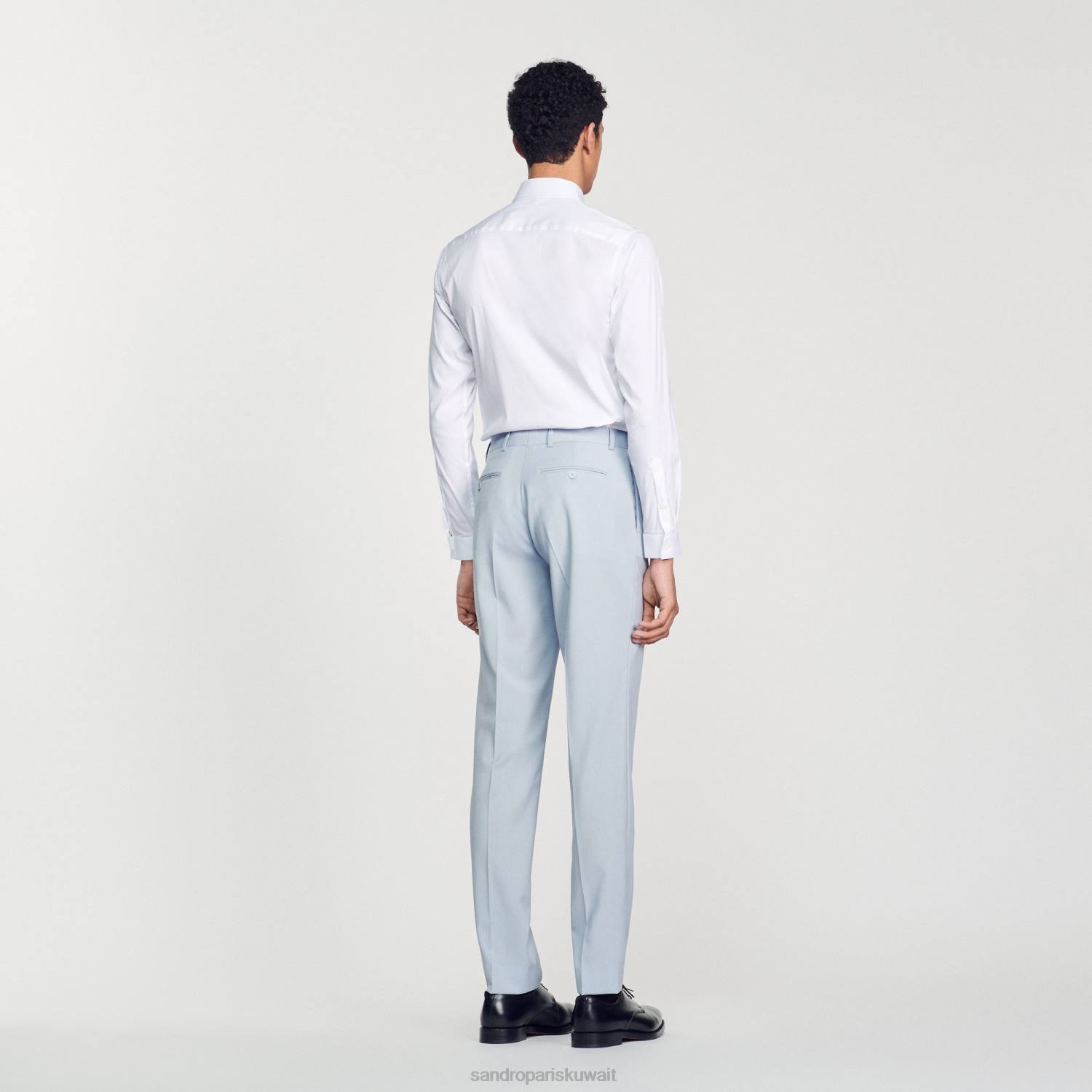 ثياب Sandro Paris سراويل البدلة أزرق فاتح رجال ZJ00794