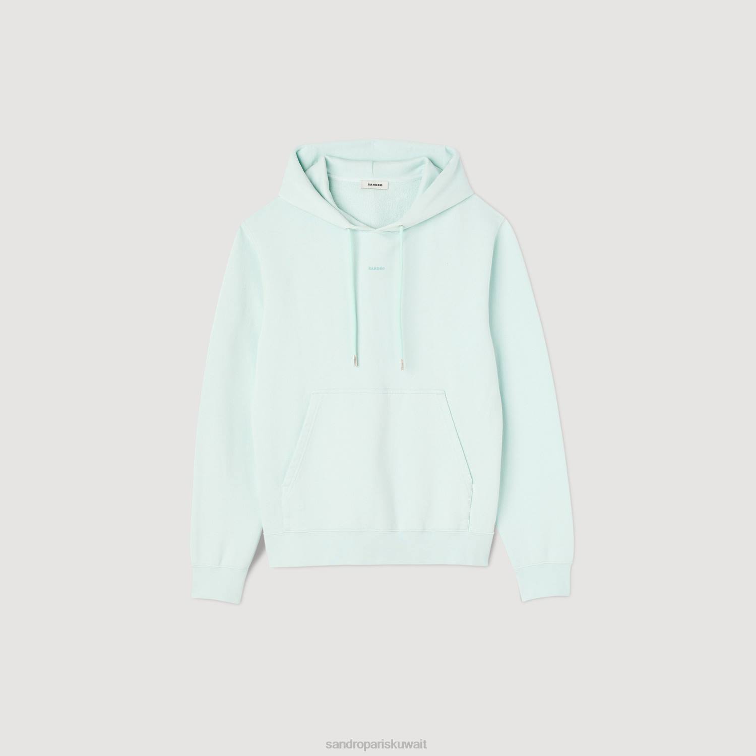 ثياب Sandro Paris هوديي مطرزة النعناع الأزرق نحيف ZJ00811