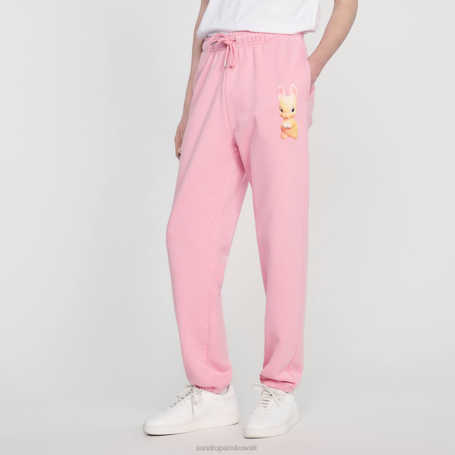 ثياب Sandro Paris قيعان الركض الأرنب لون القرنفل رجال ZJ00819